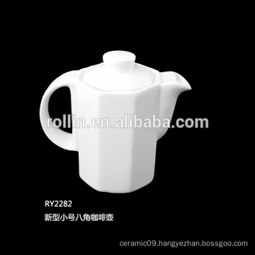 Hot selling Ceramic Coffee Cup Pot, Crockery mug pot sets, Special Design Porcelain Coffee Pot for cafe